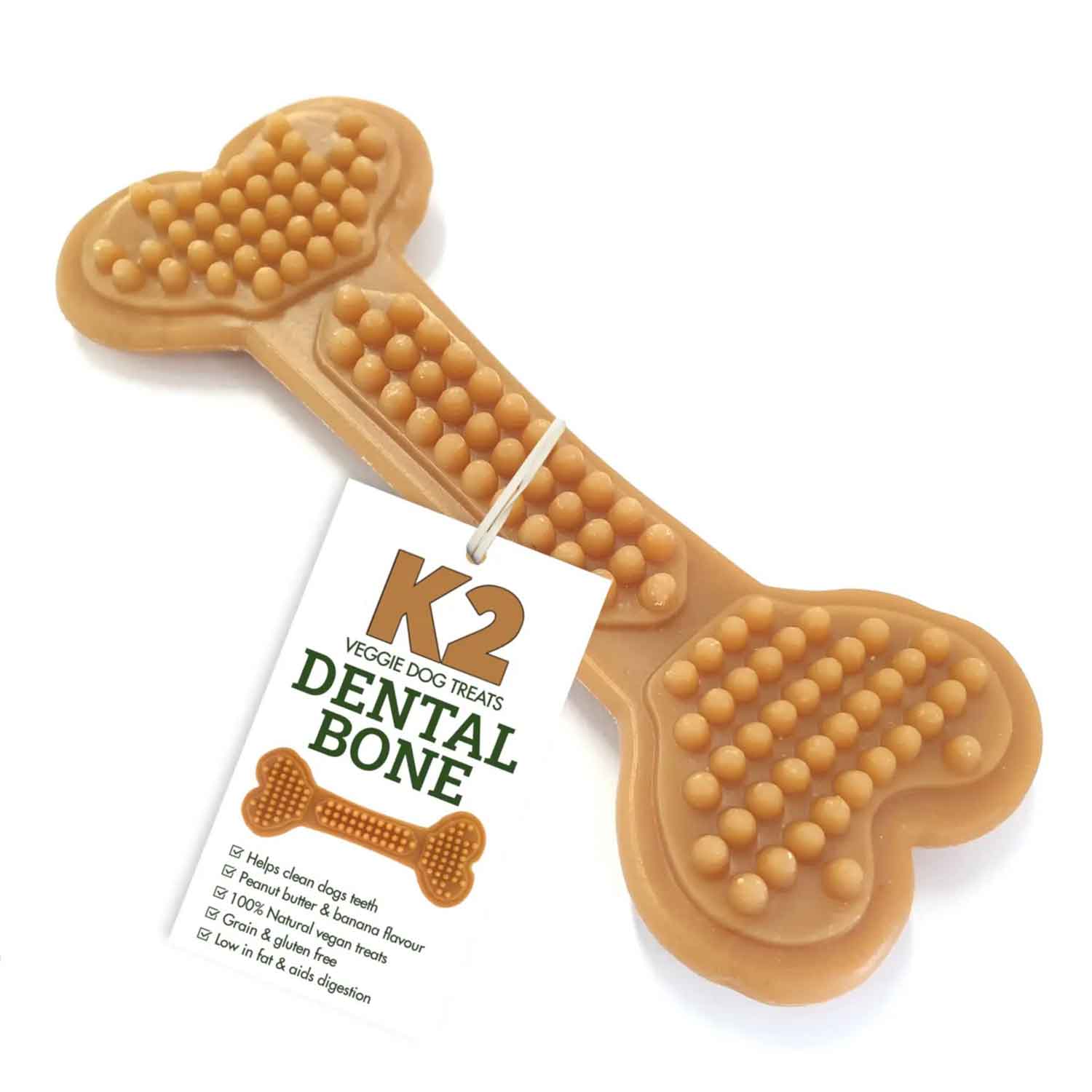 K2 Dental Bone for dogs peanut butter banana