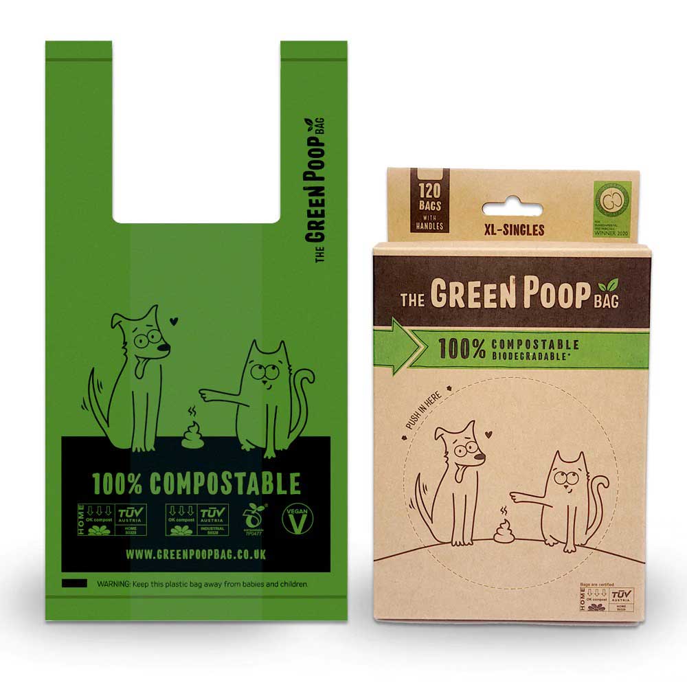The Green Poop Bag compostable dog poo bags - Floyd & Fleet